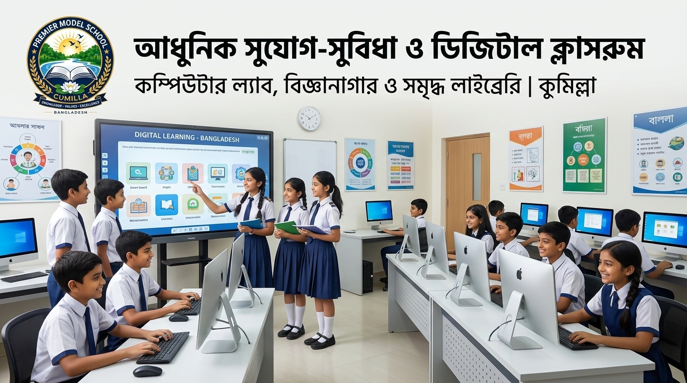 ডিজিটাল ক্লাসরুম ও কম্পিউটার কর্নার
